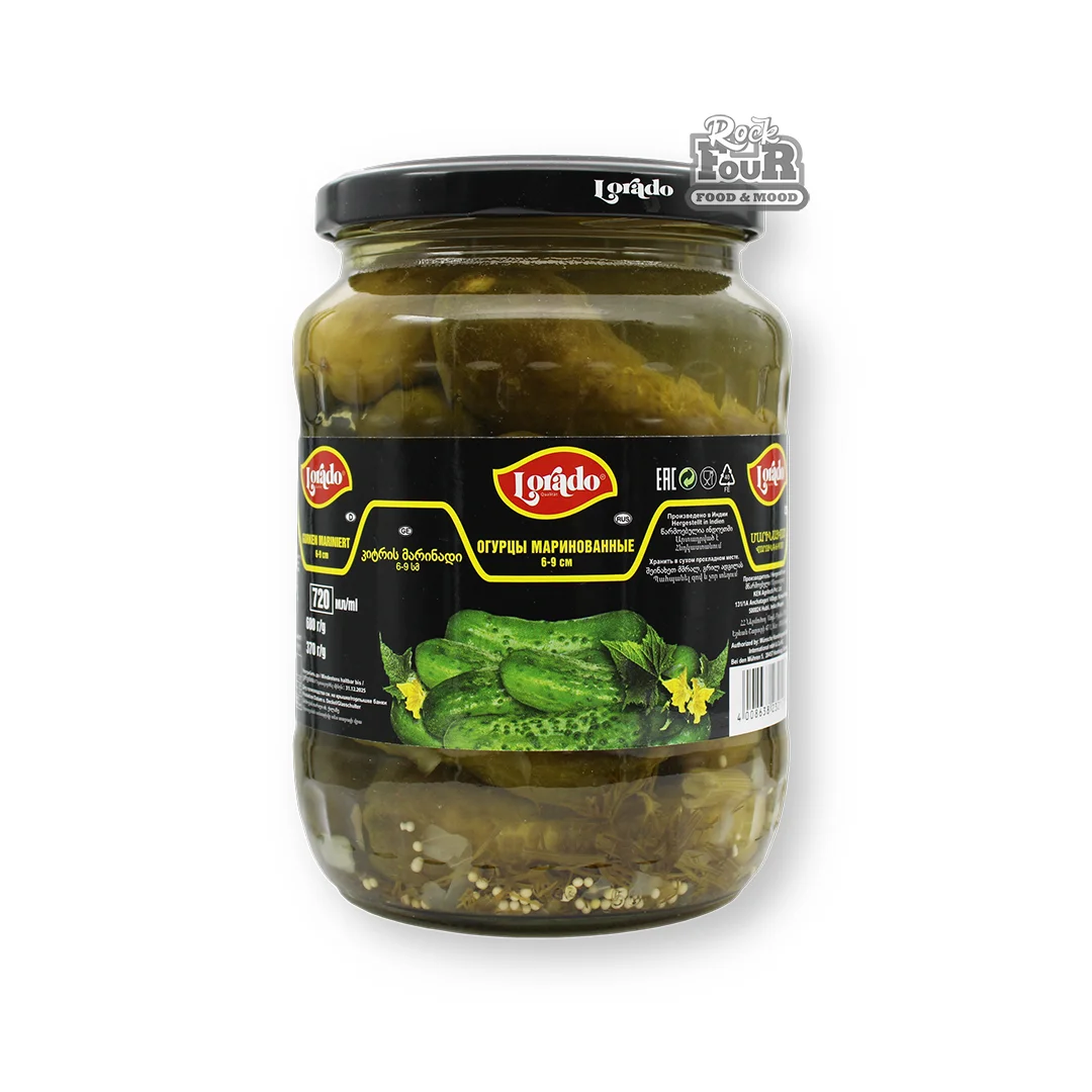 Pickled cucumbers 6-9cm "Lorado" 680g